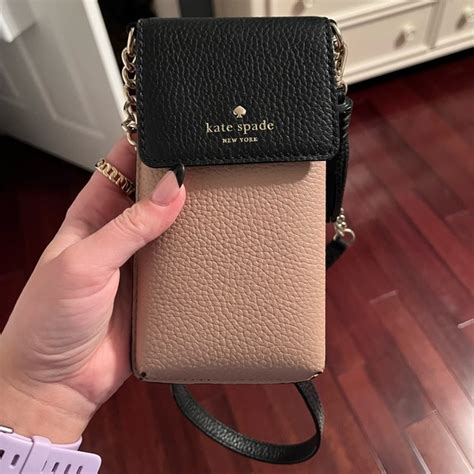 cheap kate spade leather phone crossbody bag